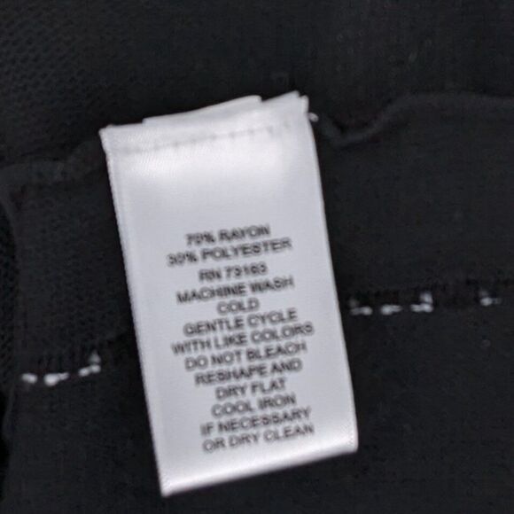 SPENSE Sweater Skirt Black and White Knit Pleated, Size XL - Picture 4 of 8